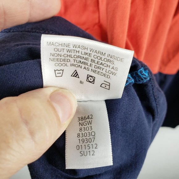 Hannah Anderson Girl's Size 120 Twirl Colorblock Dress Tank Sleeve 100% Cotton - Picture 7 of 7